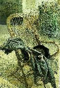 korgstol med kladesplagg Carl Larsson